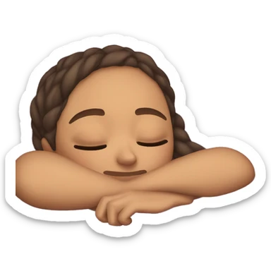 Ariana Grande sleeping sticker