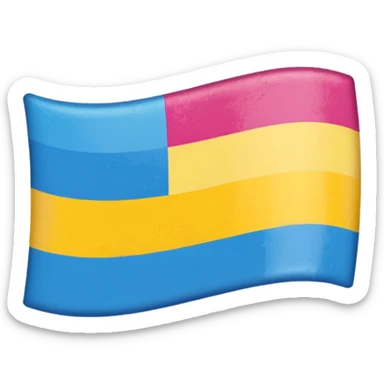 Pansexual small flag emoji sticker