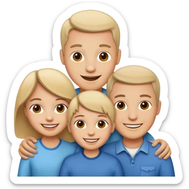 family light skin sticker