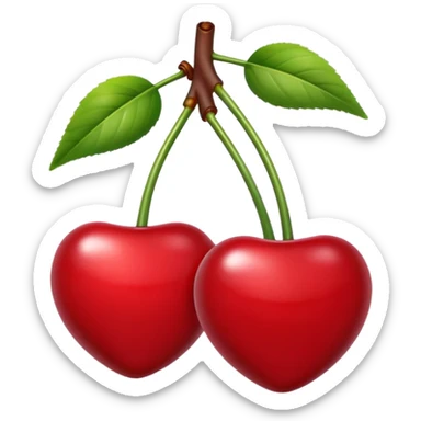 a couple of cherries sticker