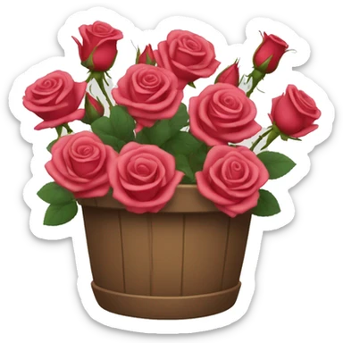 Roses in a Vasd sticker