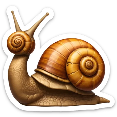 Revolutionary snail sticker