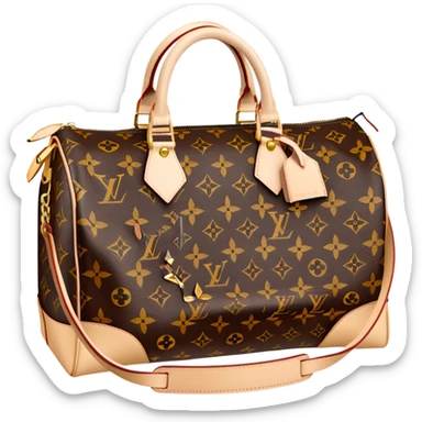 Louis Vuitton 25SS carryall luxury handbag sticker