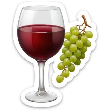 Make me some wine with bread and grapes sticker
