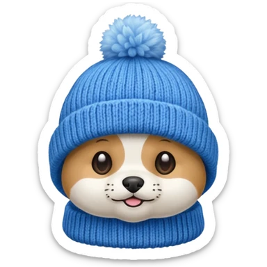 Winter Beanie Pet sticker