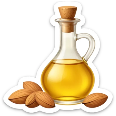 Almond oil sticker