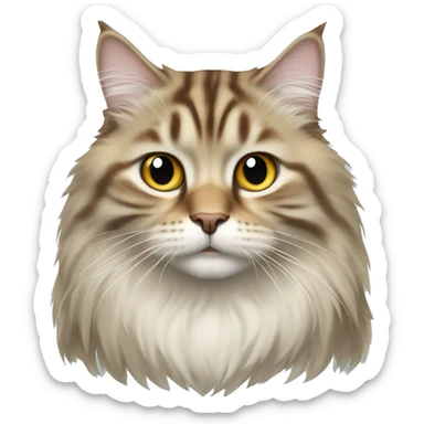 siberian cat  sticker