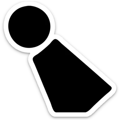 Minimal spotlight logo: small circular fixture on the upper left emitting a single filled wedge of light angled 15 degrees downward, monoline outline for the fixture, filled beam in solid emerald green, white 1-to-1 canvas, clean vector design, no text, no background clutter
 sticker