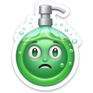 toxic shampoo sticker