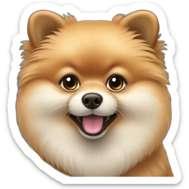 pomeranian beaver sticker