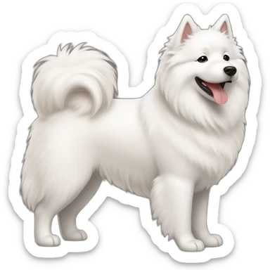 Samoyedo feliz sticker