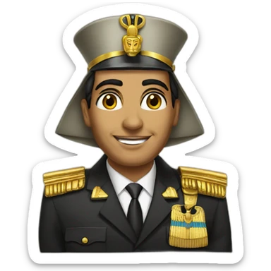 sisi egyptian leader sticker