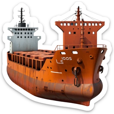 cargo ship sticker
