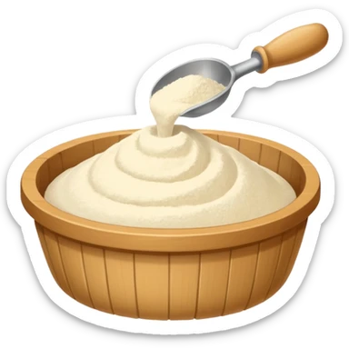 flour production sticker