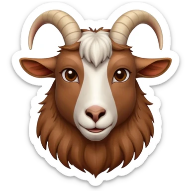 cool goat sticker