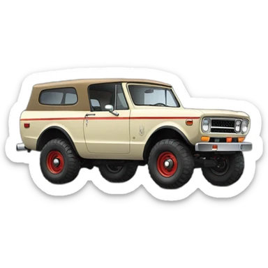 International harvester scout sticker