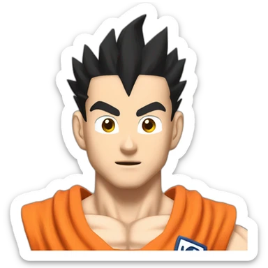 Goku fâcher sticker