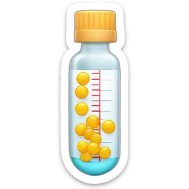 Insulin vial sticker