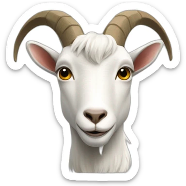 halland a goat sticker