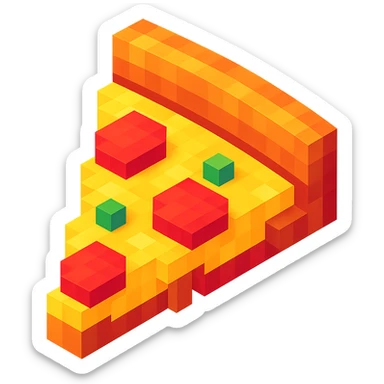 Pizza sticker
