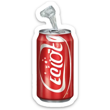 can of soda sticker