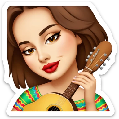 Vibrant Festival Singer sticker