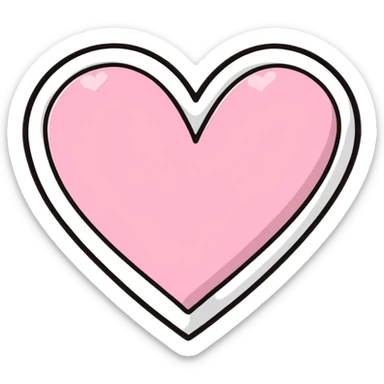 Heart with hearts around it sticker