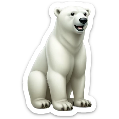 polar bear sticker
