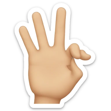 finger reach sticker
