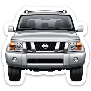 Nissan Patrol - Nissan (Model Year: 2022) (Iconic colour: Silver) sticker