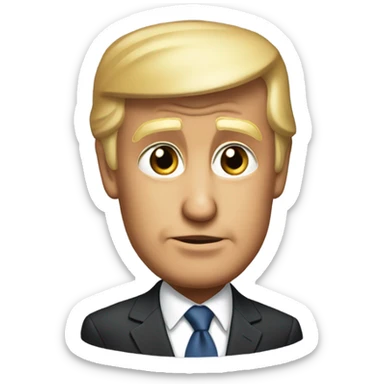 President USA Donald Trump sticker
