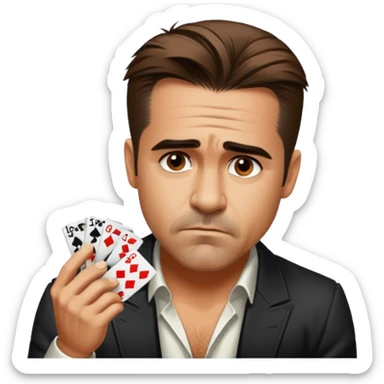 colin farrell gambling sticker