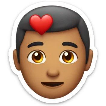 Corazón enfadado sticker