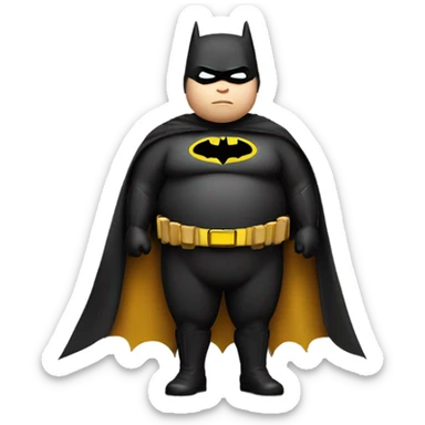 Fat Batman  sticker