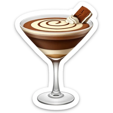 Tiramisu martini sticker