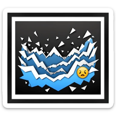 the economy line, collapse sticker