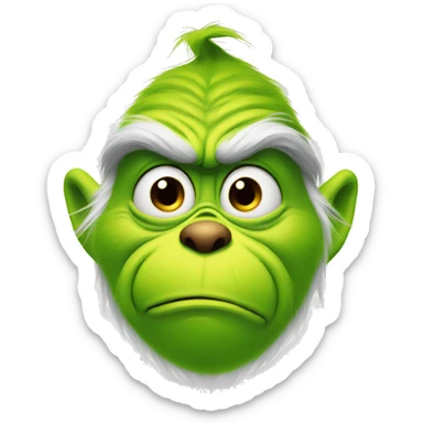 grinch sticker