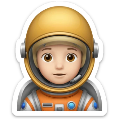 Space Suit Kid sticker