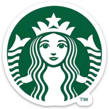 Starbucks logo but not sticker