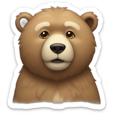 Oso gracioso sticker