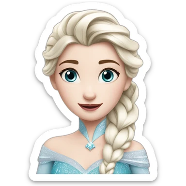 Elsa from frozen sticker