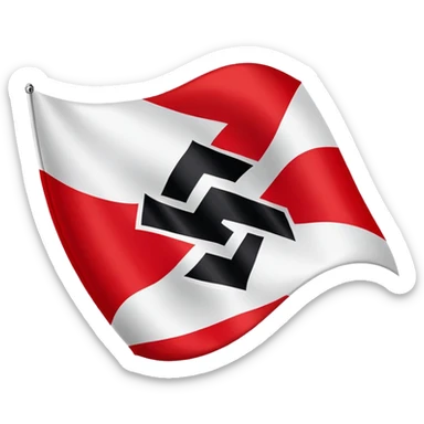 Nazi Germany flag sticker