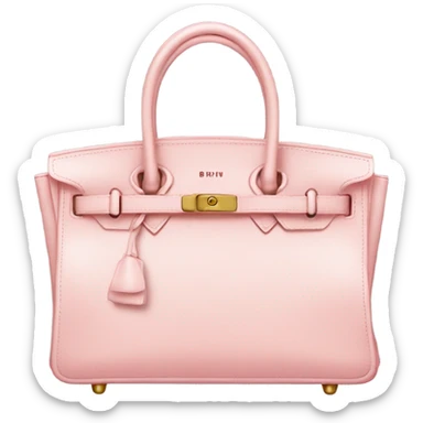 Light pink birkin bag  sticker