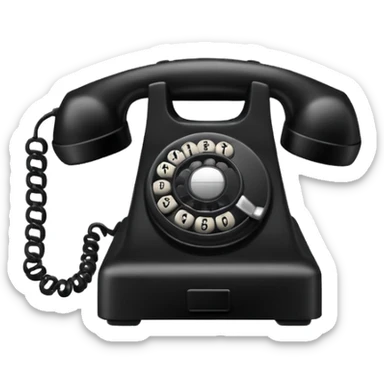 telephone at prison sticker