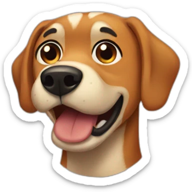 This is fine dog sticker