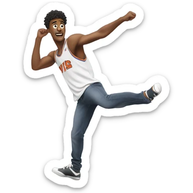 Justin Jefferson doing the gritty sticker