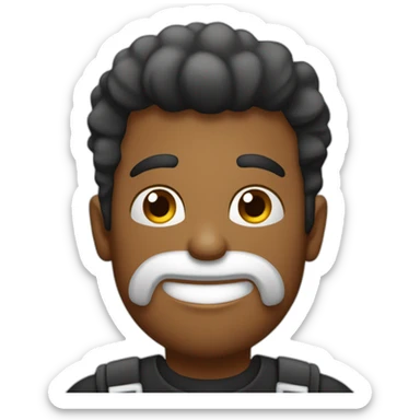 Hombre blanco pelo negro corto bebiendo cerveza sticker