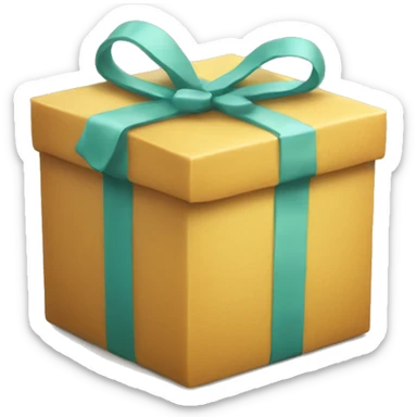 Caja de regalo sticker