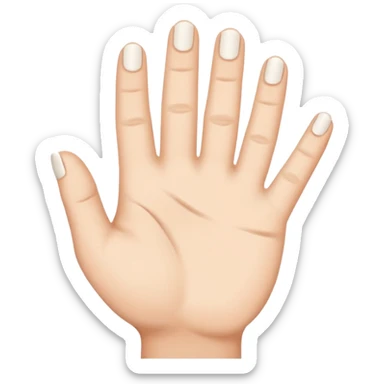 Make a hand signal for 7 sticker