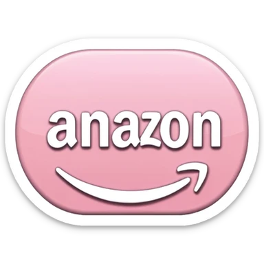 amazon prime video aesthetic logo in pastel pink sticker